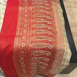 combination color sari